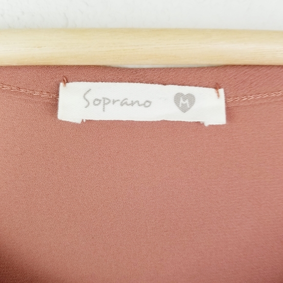 Soprano Short Sleeve Blouse Top Mauve - Picture 7 of 9